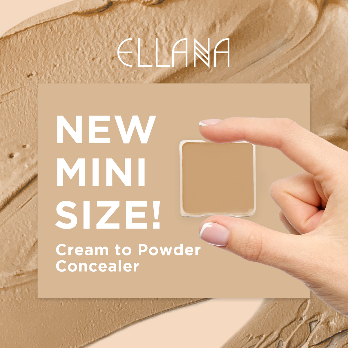 Cream to Powder Concealer Refill with SPF16 Mineral SkinShield Ellana