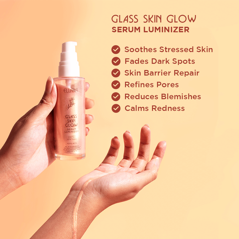 Glass Skin Glow Serum Luminizer Ellana Cosmetics Partner Store 9267